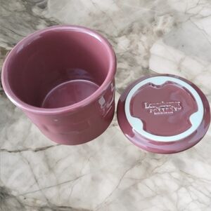 Longaberger Stoneware Crock & Lid